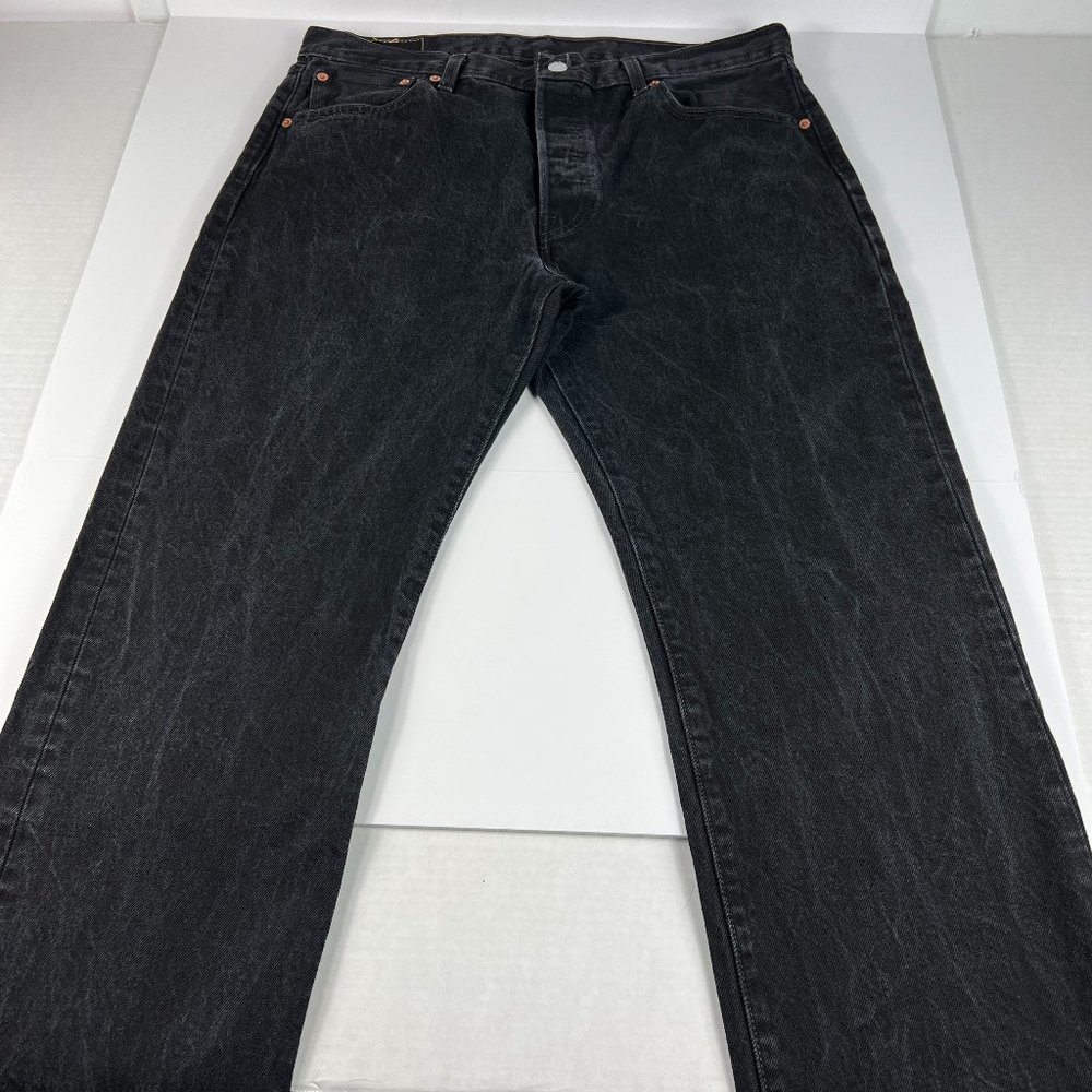 Levi's Jeans Men's 35x32* 501 XX Original Fit Straight Leg Black Denim Tag 36x34